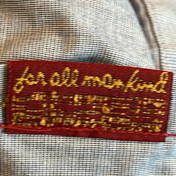 7 For All Mankind Shirt Western Chambray Plaid - Picture 6 of 10